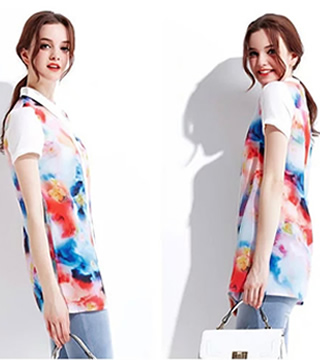 WT6137 Colourful Top As Picture